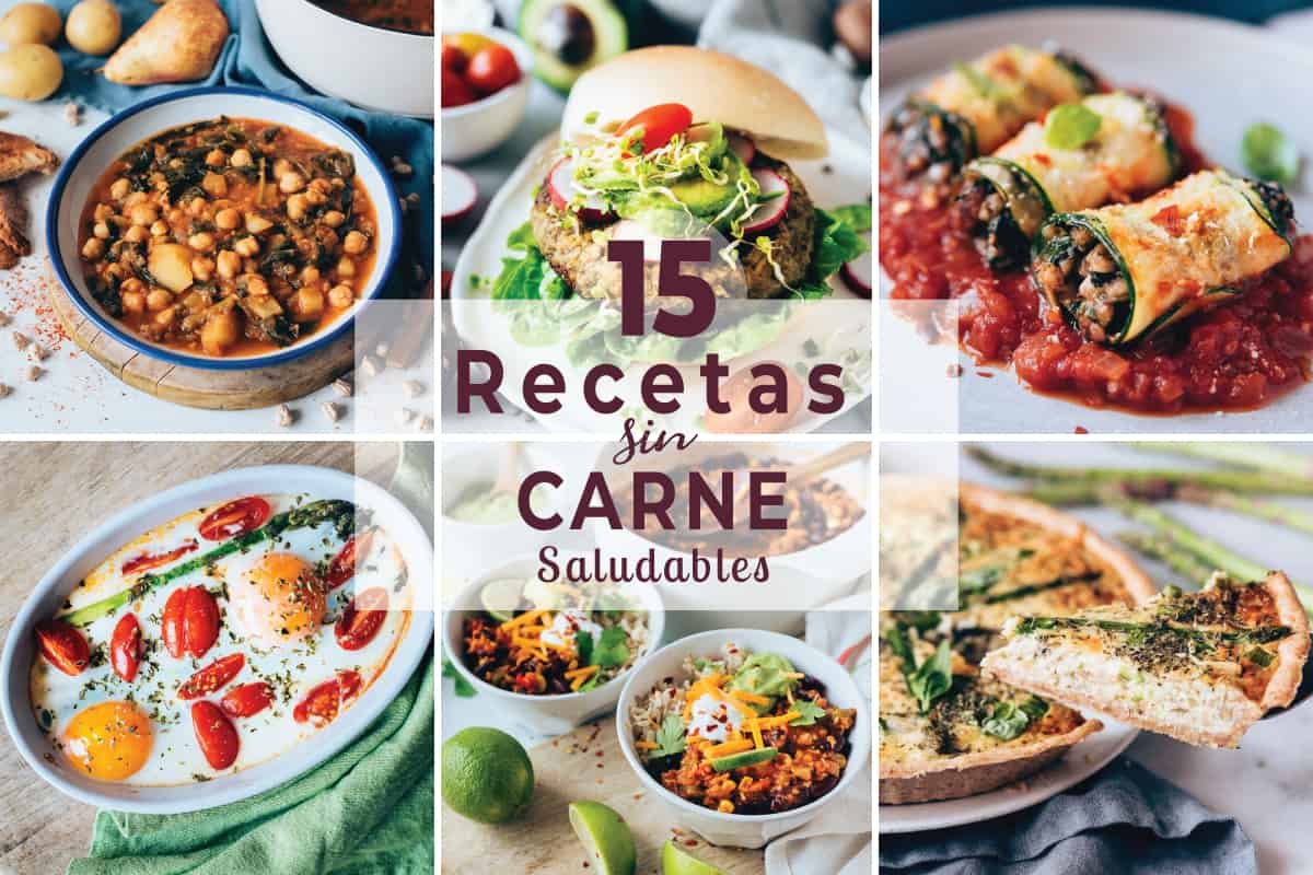 ¿Menú semanal sin carne: recetas sanas y sabrosas?